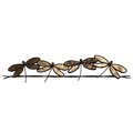Eangee Home Design Eangee Home Design m4004 br Dragonflies on a Wire Wall Decor; Brown m4004 br